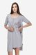 Комплект халат+сорочка жіночий MURAT KYZEY Горох Білий L Сірий (2000989761259A)