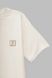 Костюм футболка + шорты однотонный женский Poncik 24126 S Молочный (2000990609298S)
