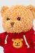 Мягкая игрушка Медвежонок QINLUGONGYIWANJUCHANG QLI6201 Красный (2000990378118)