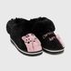 Тапочки для девочки Lion XRY-19 34-35 Черно-розовый (2000990188434D)