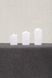 Набір LED свічок 3 шт. 264 5х3,5см; 6,5х3,5см; 8х3,5см Білий (2000989472148)