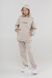 Спортивный костюм (кофта, штаны) для девочки Viollen 2190 164 см Светло-бежевый (2000990040558D)