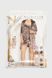 Комплект халат+піжама жіночий Nicoletta 87130 S Пудровий (2000990389008А)
