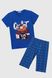 Піжама футболка+капрі для хлопчика Tom John 89153 98-104 см Синій (2000990637314S)