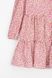Платье с узором для девочки Tais №4 110 см Розовый (200098958585725D)