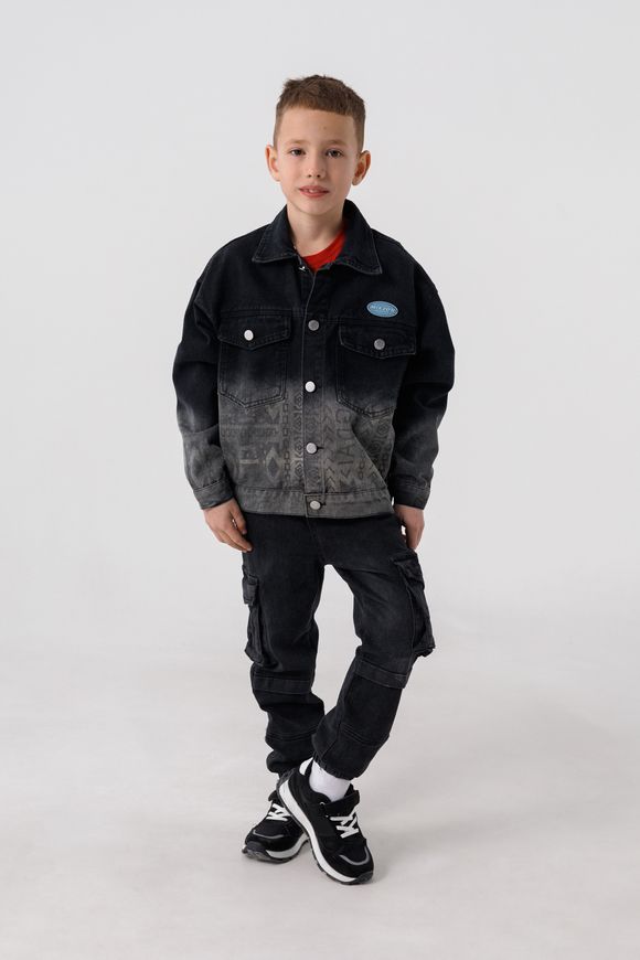 Магазин обуви Куртка джинсовая для мальчика 6805