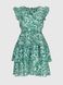 Платье с узором женское YC112102 XL Зеленый (2000990333179S)