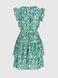 Платье с узором женское YC112102 XL Зеленый (2000990333179S)