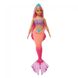 Русалка с цветными волосами Barbie HGR08 Разноцветный (194735055814)