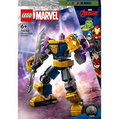 Магазин обуви Конструктор LEGO Marvel Робоброня Таноса 76242