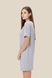 Платье-футболка женское с принтом "Свободная" LAWA CTM P-WB02333 2XL Серый (2000990056764S)(LW)