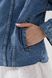 Куртка джинсова жіноча Zeo Basic 4255 XL Блакитний (2000990405746D)