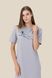 Платье-футболка женское с принтом "Свободная" LAWA CTM P-WB02333 2XL Серый (2000990056764S)(LW)