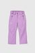 Штани на шлейках для дівчинки D-26 86 см Бузковий (2000989625643W)