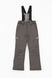Штани на шлейках для хлопчика EN104 134 см Сірий (2000989593744W)