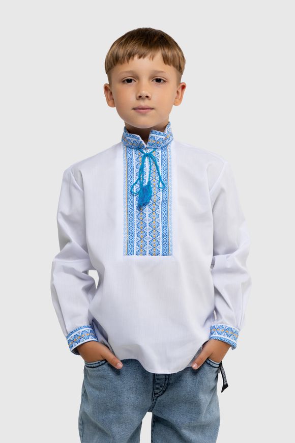 Магазин обуви Рубашка вышиванка для мальчика СЕРГЕЙКО-1