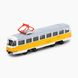 Игрушка Трамвай АВТОПРОМ 6411ABD Бело-желтый (2000989884408)