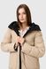 Куртка зимняя женская Towmy 3688 M Черно-бежевый (2000989856436W)