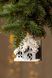 Новогоднее украшение "Дом" Dashuri №33 10х10х9 см Серый (2000990125996)NY