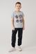 Спортивні штани з принтом для хлопчика 606 122 см Чорний (2000990430236D)