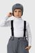 Комбинезон для мальчика Snowgenius H38-08 куртка + штаны на шлейках 116 см Серый (2000989630807W)