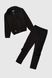 Костюмы для девочки (кофта+штаны) Viollen 2174 164 см Черный (2000989978985D)