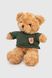 Мягкая игрушка Медвежонок YIWUSHIYIFANMAORONG YF41110 Зеленый (2000990435408)