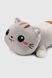 М'яка іграшка-обіймашка Кіт YingXing BB297 Сірий (2002012303856)