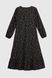 Платье с узором женское 523 52 Черный (2000990015655D)