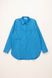 Рубашка однотонная женская Crep 90279 S Голубой (2000989632627D)