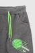 Спортивные штаны с принтом для мальчика Pitiki 1002-11 104 см Серый (2000990045218D)