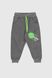 Спортивные штаны с принтом для мальчика Pitiki 1002-11 104 см Серый (2000990045218D)