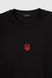Свитшот мужской ВЦ Герб красный 6XL Черный (2000990164797D)