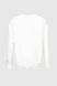 Світшот жіночий з принтом "Образ з намистом" LAWA E-WB02310 XS Молочний (2000990280879W)(LW)