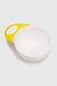 Тарілка для подрібнення з товкачем Lindo Рк 059 Біло-жовтий (2000990461285)