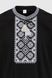 Вышиванка футболка мужская Француз 2XL Черно-серый (2000990486103A)