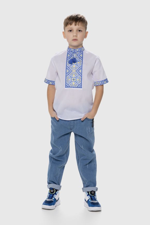 Магазин обуви Рубашка с вышивкой для мальчика ФИЛИП