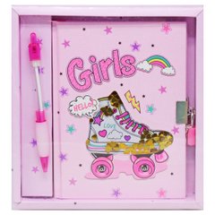 Магазин взуття Блокнот на замочку з ручкою "Привіт дівчата" W362302-A