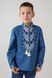Сорочка з вишивкою для хлопчика КОЗАЧЕК МИКОЛА 116 см Джинсовий (2000990148599D)