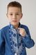 Рубашка с вышивкой для мальчика КОЗАЧЕК МИКОЛА 164 см Джинсовый (2000990148698D)