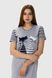 Нічна сорочка жіноча Nicoletta 83425 S Сірий (2000990160089А)