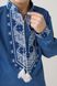 Сорочка з вишивкою для хлопчика КОЗАЧЕК МИКОЛА 164 см Джинсовий (2000990148698D)