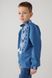 Сорочка з вишивкою для хлопчика КОЗАЧЕК МИКОЛА 164 см Джинсовий (2000990148698D)