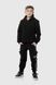 Спортивні штани з принтом для хлопчика Atescan 1106 152 см Чорний (2000990276070W)