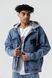 Куртка джинсовая мужская Little Cup 16434 XL Голубой (2000990414458D)