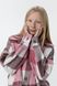 Рубашка с узором для девочки MyChance К/Р 164 см Коричнево-розовый (2000990039446D)