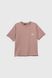 Костюм футболка + шорти однотонний жіночий Poncik 24126 XL Пудровий (2000990609366S)