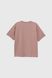 Костюм футболка + шорти однотонний жіночий Poncik 24126 S Пудровий (2000990609335S)