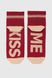 Шкарпетки жіночі Kiss Me 23-25 Бордовий (4820163314525А)