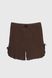 Пижама низ шорты женские KESIMOGLU Рубчик 080 2XL Темно-коричневый (2000990637765A)